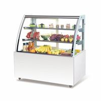 Vitrine Réfrigérée Verticale Métallique à Température Unique et Refroidissement par Air, 2 Portes, pour Pâtisserie - Meilleures Ventes