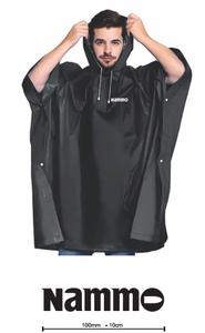 Ponchos de pluie réutilisables en EVA noir imperméable 160g, Regenponcho, Poncho de pluie imperméable - Product Image 6