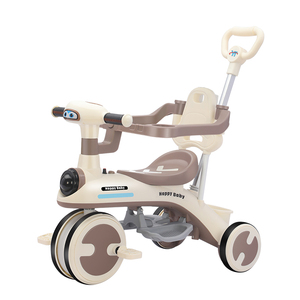 Vendita all'Ingrosso di Nuovi Tricicli Resistenti per Bambini Biciclette Passeggini per Neonati con Maniglia di Spinta Parasole Giochi Cavalcabili per la Prima Infanzia Marsupi per Bambini da Interno - Product Image 4