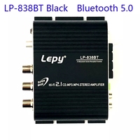 Lepy LP-838 LP838 Mini HiFi 2.1 Autoradio Audio MP3 MP4 Radio FM Lecteur Amplificateur de son de voiture Subwoofer