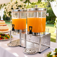 XINGPAI Hôtel Commercial Argent Distributeur De Jus Boisson Froide Boisson En Acier Inoxydable Distributeur De Café Chauffage Conteneur De Jus