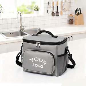 2025 Popular Large Capacity Custom Logo Eco-Friendly Polyester Foldable <b>Lunch</b> <b>Bag</b> Promotional Insulated Shoulder <b>Backpack</b> - Product Image 2