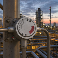 Boîtier de jonction antidéflagrant en acier inoxydable IP66, étanche, pour zones dangereuses, pétrole et gaz, Exdb IIC T6 Gb