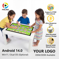 Écran tactile multi-touch Android de 32 pouces avec système interactif pour le divertissement familial, table de jeu numérique intelligente à écran tactile