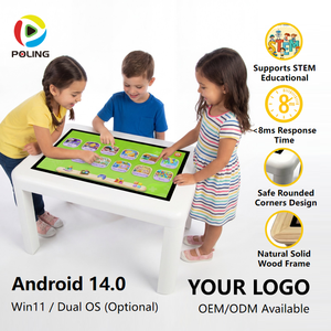 Écran tactile multi-touch Android <span class=keywords><strong>de</strong></span> 32 pouces avec système interactif pour le divertissement familial, table <span class=keywords><strong>de</strong></span> jeu <span class=keywords><strong>numérique</strong></span> intelligente à écran tactile - Product Image 1