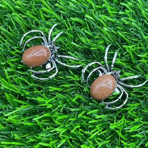 Escultura de Araña de Piedra Natural, Artículos Decorativos de Cristal Curativo, Aleación de Gemas, para Regalo - Product Image 3