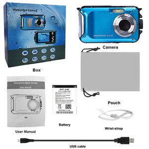 Caméra numérique sous-marine rechargeable Full 1080P pour les vacances, caméra de plongée étanche pour le corps - Product Image 6