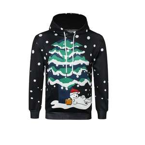 Sudadera Urbana para Hombre, Tejido Suave de Felpa, Sensación Cálida, Movimiento Fácil, Ajuste Relajado, Estilo Moderno, Costura Duradera, Uso Diario, Casual, Venta al por Mayor - Product Image 2