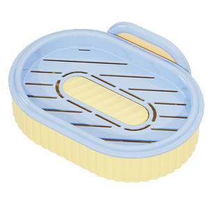 Jabonera Minimalista de Pared Ovalada de ABS con Drenaje para Baño y Dormitorio - Product Image 2