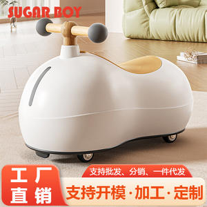 Carro de juguete estilo cacahuete para niños de 1 a 3 años, bicicleta de equilibrio antivuelco unisex con luces y música - Product Image 5