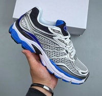 Saucony Ommi 9 : Baskets Chunky Respirantes en Maille et Tissu pour Longues Courses, Doublure en Cuir Véritable, Lacets, Tendance Mode Unie