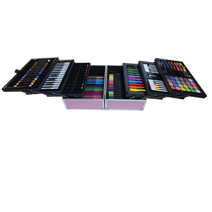 Set di 133 Pennarelli ad Acqua in Alluminio per Bambini, Marca OEM, Valigetta Portatile Certificata EN71 per Lezioni d'Arte nelle Scuole Elementari - Product Image 3