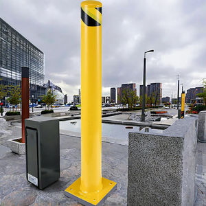 Высококачественные оптовые металлические стальные ограждения-болларды с порошковым покрытием для складов, соответствующие стандарту AASHTO M-180 - Product Image 1