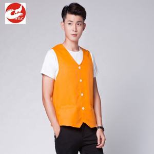 Chaleco voluntario de poliéster 100% más barato al por mayor, herramienta de lona, chaleco de trabajo al aire libre, soporte con logotipo personalizado - Product Image 6