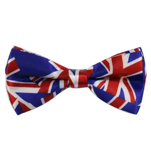 Регулируемые подтяжки и галстук-бабочка для взрослых оптом с флагом США Великобритании