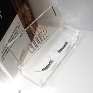 Boîte de rangement de <span class=keywords><strong>cils</strong></span> personnalisée, étui d'emballage cosmétique en acrylique transparent, étui pour <span class=keywords><strong>faux</strong></span> <span class=keywords><strong>cils</strong></span> magnétiques, porte-plateaux pour <span class=keywords><strong>cils</strong></span> 3D - Product Image 2