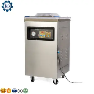 DZ400 household single chamber vacuum sealing machine for meat fish beef vacuum packer