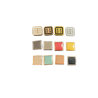 Boutons pression en métal, petits, 18 mm, émail, peinture écologique, couleur personnalisée, motif cœur diamant, boutons pour jeans