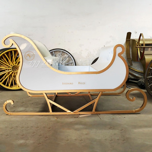Traîneau de Noël en métal, nouveau style, très demandé, pour interaction parent-enfant, décoration de Noël en métal - Product Image 3