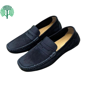 Zapatos de Hombre 100% Cuero Vacuno Genuino, Mocasines Planos de Lujo, Alta Calidad, Fábrica OEM - Product Image 1