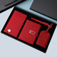 Coffret Cadeau d'Entreprise de Luxe Personnalisable : Carnet en Cuir, Stylo et Bouteilles – Idéal pour Promotion