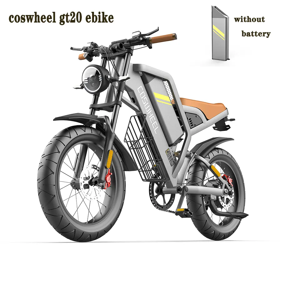 Ohne Batterie Cos wheel EU USA Lager E-Bike 48V benutzer definierte 1000w Erwachsenen Fett Reifen Strand Elektro fahrrad mit langen Sitz benutzer definierte E-Bike 72v 3000w