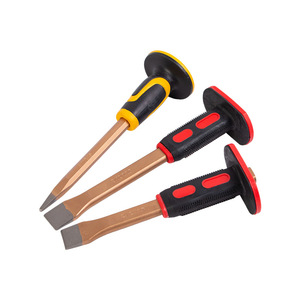 Flat Chisel Set Metric Straight Tip Stonemason Use Electrostatic Spraying - Product Image 4