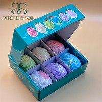 S & Soak Factory, venta al por mayor, etiqueta privada personalizada, bomba de baño divertida, juego de regalo, bomba de baño para niños, bomba de baño de sirena de lujo Natural