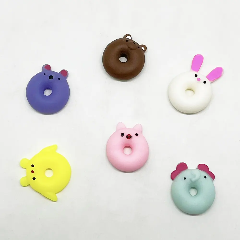 Manufacture Little Toys Stretchy Anti-stress Relief Custom Donuts TPR Soft Capsule Toys Squeeze Kawaii Toys Mochi Squishy