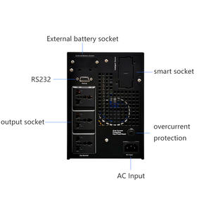 800w שלב יחיד 220v <span class=keywords><strong>ups</strong></span> באינטרנט 1kva <span class=keywords><strong>ups</strong></span> אספקת חשמל ללא הפרעה עם מובנית חומצה עופרת חומצה - Product Image 3
