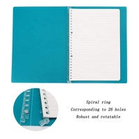 Cahier de notes personnalisé, format A4 A3, en plastique PP, l'intérieur pour étudiants