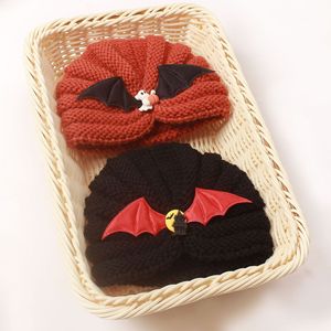 2025 invierno mantener caliente bebé sombrero de punto Halloween <span class=keywords><strong>calabaza</strong></span> murciélago bebé sombrero bebé Festival decoraciones sombrero - Product Image 4