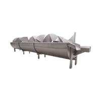 Machine à plumer la volaille horizontale en acier inoxydable, équipement automatique de dépouillement pour poulets, canards et oies, pour ligne d'abattage