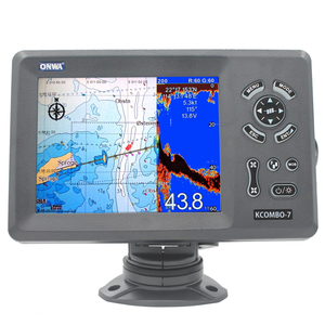 ONWA KCombo-7 7inch Color LCD <strong>GPS</strong> <strong>Chart</strong> <strong>Plotter</strong> Navigator Satellite <strong>Combo</strong> <strong>with</strong> Fishfinder for Fishing <strong>Echo</strong> <strong>Sounder</strong> - Product Image 1