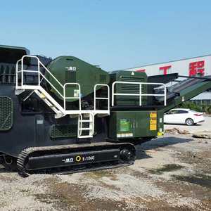 קיבולת גדולה-100-300 tph מעקב אחר לסת אבן מסרק בצמח נייד צמרמורת - Product Image 5