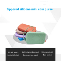 Sac cosmétique Portable en Silicone pour voyage maquillage porte-pinceau pochette étui fermeture à glissière organisateur étui de maquillage avec lanière
