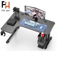 Bureau d'Ordinateur de Jeu RTS Pc Bureau de Gamer Table de Jeu d'Ordinateur Rgb