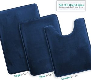 FMT ensemble <span class=keywords><strong>de</strong></span> <span class=keywords><strong>tapis</strong></span> <span class=keywords><strong>de</strong></span> bain antidérapant moderne 3 pièces en forme <span class=keywords><strong>de</strong></span> U <span class=keywords><strong>tapis</strong></span> <span class=keywords><strong>de</strong></span> salle <span class=keywords><strong>de</strong></span> bain en mousse à haute mémoire <span class=keywords><strong>de</strong></span> forme taille personnalisée pour la porte <span class=keywords><strong>de</strong></span> la maison toilette - Product Image 3