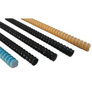 Tùy chỉnh sợi thủy tinh hồ sơ bar trong màu sắc khác nhau sợi thủy tinh phụ kiện Threaded Rod