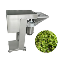 Grand broyeur d'ail de fruits et légumes rectifieuse équipement de hachage de chili machine à sauce tomate épaisseur réglable