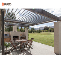 Auvent rétractable 12x24 Sun Fun Pergola à lames électriques