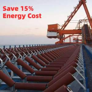 Nouveau rouleau de retour de convoyeur avec roulement à billes et <span class=keywords><strong>jante</strong></span> en <span class=keywords><strong>acier</strong></span> pour le soutien et le nettoyage du sous-bandeau - Product Image 5