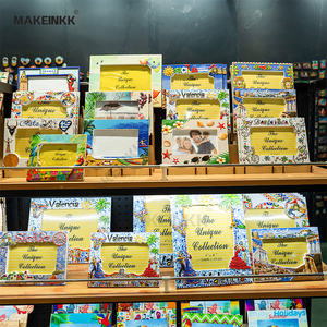 Cadres photo sur le thème de la <span class=keywords><strong>Crète</strong></span> et de Barcelone, cadres photo souvenirs culturels pour les voyages et la décoration intérieure - Product Image 2