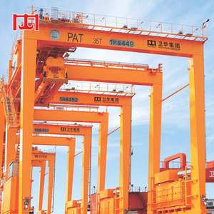 עגורן גשר נייד RTG 35 טון 60 טון 80 טון 50 טון 40 טון מחיר עגורן RTG עם צמיגי גומי ועגורן גשר נייד - Product Image 6