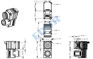 Kép máy ảnh mô hình nhiệt hình ảnh FPV DIY máy ảnh cho ngày và đêm - Product Image 4