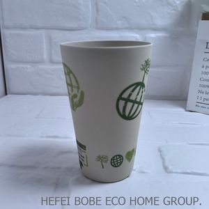 Eco Friendly riutilizzabile viaggio tazza di caffè 12oz RPET portare via tazze di bambù per andare tazze per il succo di caffè bevanda fredda tazza - Product Image 3