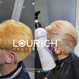 Champú LOURICH Anti-Amarillo para Cabello Rubio, 500ml, para Cabello Decolorado y con Mechas - Product Image 3