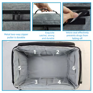 Pochette de rangement médicale étanche en gros, sac de premiers secours vide avec logo personnalisé pour hôpitaux et kits de sécurité professionnels - Product Image 5