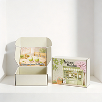 Boîte en carton ondulé écologique de haute qualité pour l'emballage alimentaire, l'expédition et les cadeaux, avec impression couleur personnalisée, pour le thé, le café et les collations