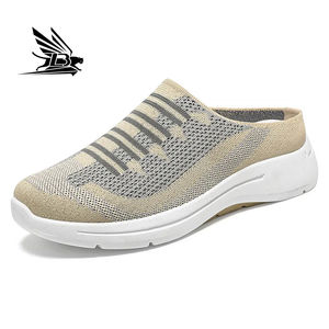 <span class=keywords><strong>Sandalias</strong></span> de verano tejidas con mosca transpirables y ligeras para <span class=keywords><strong>mujer</strong></span>, suelas blandas, zapatillas deportivas para exteriores medio drapeadas, zapatillas de deporte para <span class=keywords><strong>mujer</strong></span> - Product Image 2